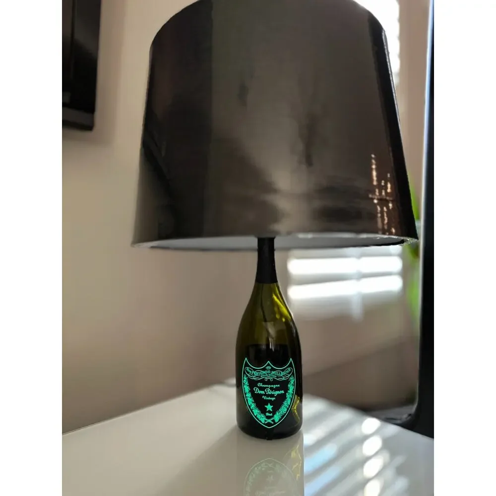 Dom Perignon Luminous Light Up Repurposed Lamp Multiple Available